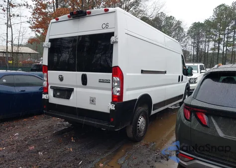 2024 Ram Promaster 2500 Tradesman High Roof 159 Wb W/Pass Seat z USA, uszkodzony, nr VIN 3C6LRVDG5RE127376